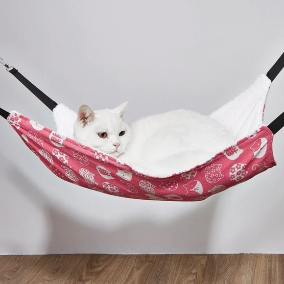 Pink Cat Hammock Bed - Picture 1 of 4